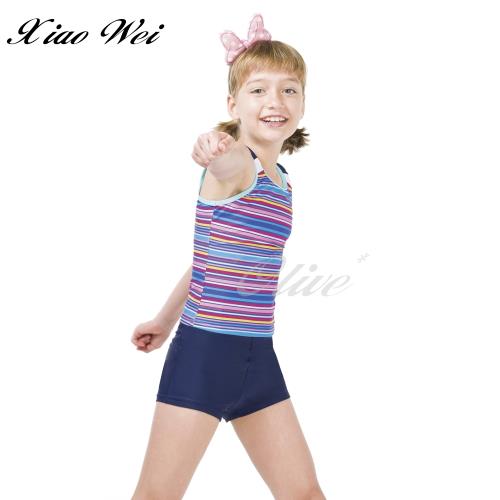 梅林品牌 時尚女童二件式泳裝 NO.M95628