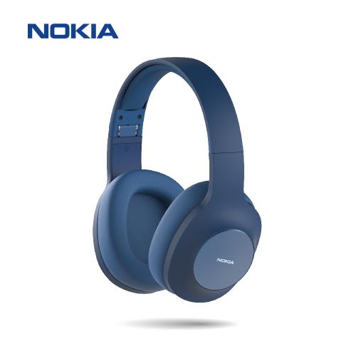 【NOKIA諾基亞】頭戴式 無線藍牙耳機 E1200-冰湖藍
