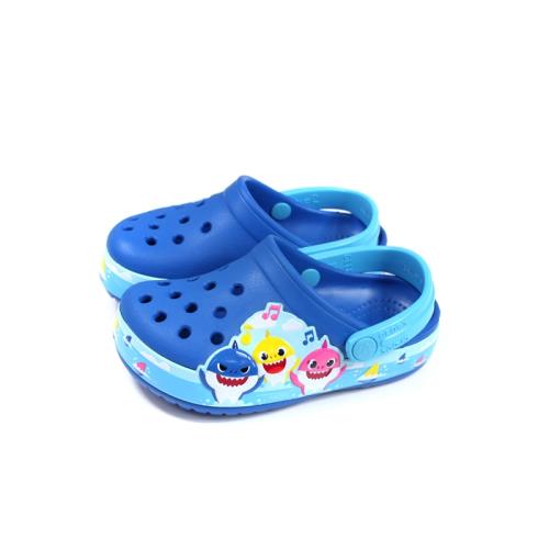 Crocs 鯊魚寶寶 BABY SHARK 涼鞋 花園鞋 防水 藍色 童鞋 206704-4JL no026