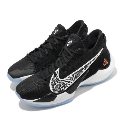 Nike 籃球鞋 Freak 2代 EP 低筒 男鞋 Zoom 避震 字母哥 球鞋 黑 白 CK5825001 [ACS 跨運動]