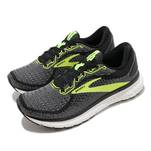 Brooks 慢跑鞋 Glycerin 18 運動 女鞋 路跑 緩震 DNA科技 透氣 健身 球鞋 黑 黃 1203171B024 [ACS 跨運動]
