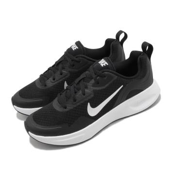 Nike 慢跑鞋 Wearallday 運動 女鞋 輕量 透氣 舒適 避震 路跑 健身 黑 銀 CJ1677001 [ACS 跨運動]
