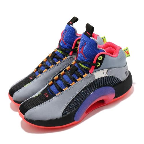 Nike 籃球鞋 Air Jordan XXXV 運動 男鞋 喬丹 AJ35 避震 包覆 球鞋 穿搭 灰 藍 DC1493001 [ACS 跨運動]