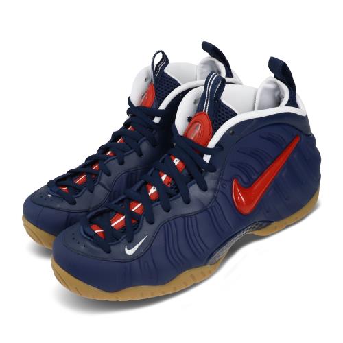 Nike 籃球鞋 Air Foamposite Pro 男鞋 經典款 太空鞋 包覆 球鞋 穿搭 藍 紅 CJ0325400 [ACS 跨運動]