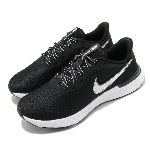 Nike 慢跑鞋 Revolution 5 EXT 運動 女鞋 輕量 透氣 舒適 避震 路跑 健身 黑 白 CZ8590001 [ACS 跨運動]