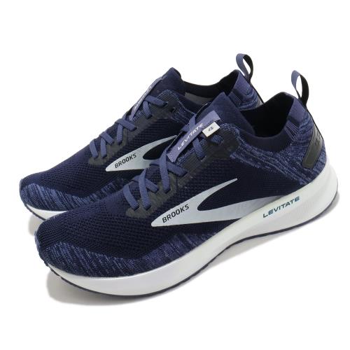 Brooks 慢跑鞋 Levitate 4 運動 男鞋 路跑 緩震 DNA科技 透氣 健身 球鞋 藍 白 1103451D439 [ACS 跨運動]