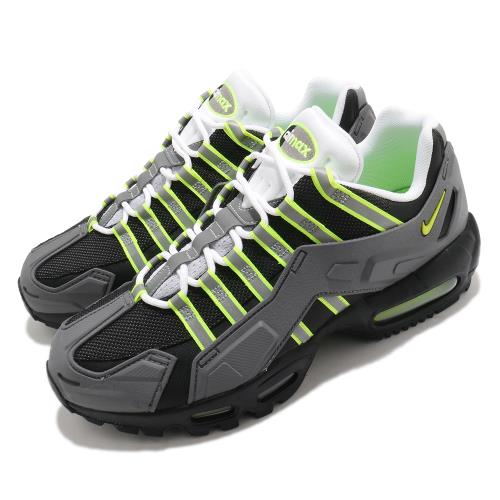 Nike 休閒鞋 NDSTRKT AM 95 運動 男鞋 街頭風 氣墊 避震 經典創新 反光 穿搭 黑 綠 CZ3591002 [ACS 跨運動]