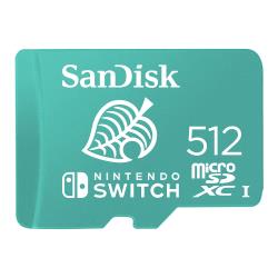 ◎官方授權的Nintendo Switch專用SanDisk microSDXC記憶卡，為您的遊戲機提供可靠且高效能的儲存裝置。增加至512GB容量，讓您能將最喜愛的遊戲名作保存在單一記憶卡中。|◎|