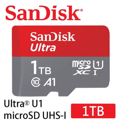 SanDisk 1TB記憶卡 150MB/s microSDXC UHS-I  A1