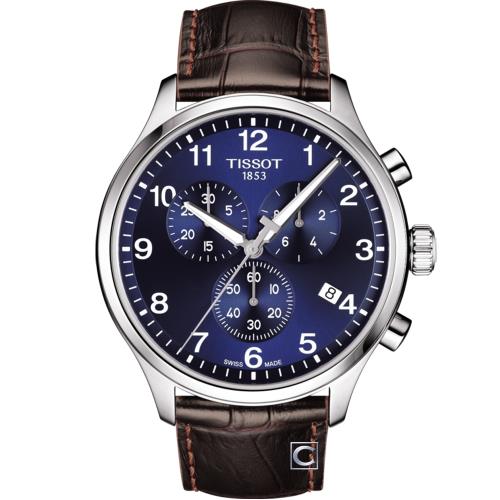 TISSOT 天梭 Chrono XL韻馳系列經典計時腕錶(T1166171604700)45mm