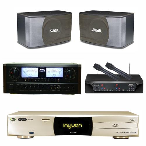 音圓 S-2001 N2-150點歌機4TB+SUGAR A-600+CHIAYO NDR-2620+SGUAR SK-8610