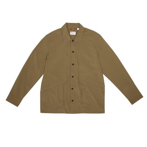 Timberland 男款淺棕色快乾寬鬆長袖襯衫A251U834