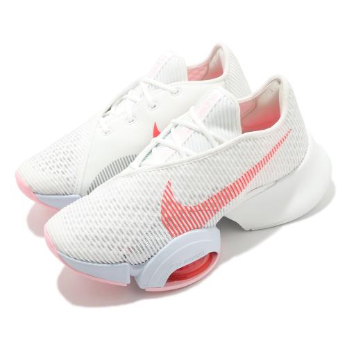 Nike 訓練鞋 Zoom SuperRep 2 女鞋 氣墊 舒適 避震 健身房 運動 球鞋 白 紅 CU5925100 [ACS 跨運動]