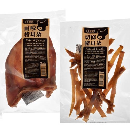 Ozbone卡賀家犬零食豬耳朵50g 混搭組合x4包組 整片耐咬 切條2款混搭組合 鹿鴨豬肉乾 Etmall東森購物