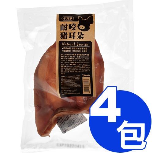 Ozbone卡賀家犬零食 耐咬豬耳朵50g X4包組 3003 鹿鴨豬肉乾 Etmall東森購物