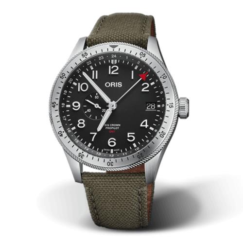 ORIS豪利時0174877564064-0732202LC/BIGCROWN系列GMT腕錶/44mm