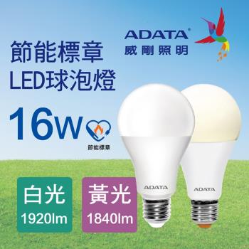 旭光 16w Led E27 綠能燈泡 1入 白光 黃光 Led燈泡 Etmall東森購物