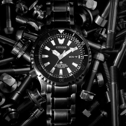 CITIZEN星辰 PROMASTER 鈦黑河豚限量機械錶(NY0105-81E)42mm