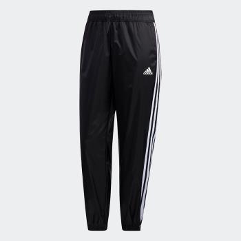 【現貨下殺】Adidas 女裝 長褲 九分 修身 縮口 黑【運動世界】GK0624