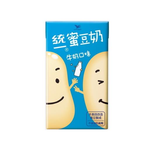 【統一】蜜豆奶牛奶口味250ml 24入/箱