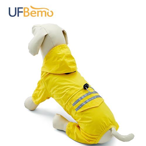【UFBemo 優范寵物】專業高度防水防風四腳外套-專業雨衣(XL)