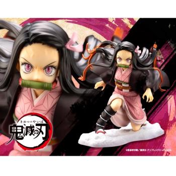 日本正版KOTOBUKIYA壽屋鬼滅之刃ARTFX J灶門禰豆子公仔模型PP826再販(1/8;PVC)鬼滅の刃手辦-日本原裝進口