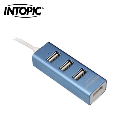 INTOPIC 廣鼎 USB 2.0鋁合金集線器 HB-27-BL