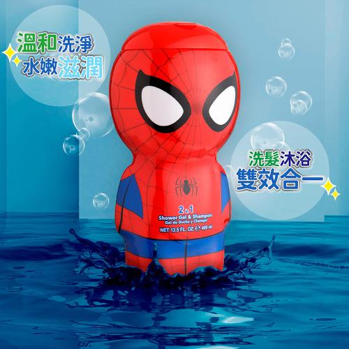 SPIDERMAN 蜘蛛人限定版 2合1沐浴洗髮精 400ml