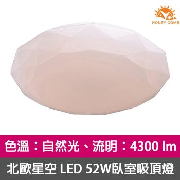 Honey Comb 北歐星鑽星空LED52W臥室吸頂燈自然光V1894N