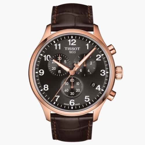 TISSOT天梭 CHRONO XL計時碼錶石英腕錶/45mm/T1166173605701