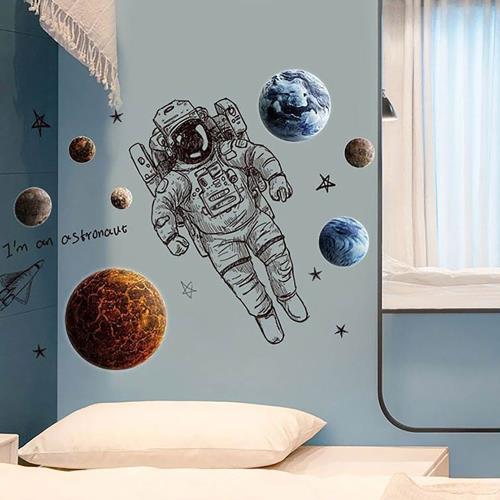 時尚壁貼 -太空探索XL8335