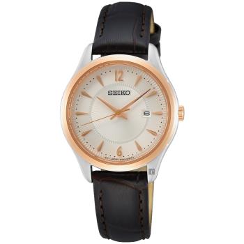 SEIKO 精工 CS 城市簡約女錶-29mm 6N22-00N0H(SUR428P1)