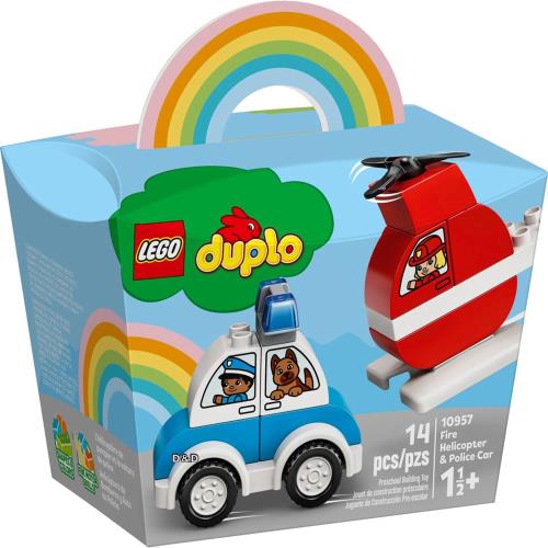 LEGO樂高積木 10957  202101 Duplo 得寶系列 - 消防直升機 & 警車