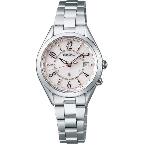 SEIKO精工LUKIA鈦金屬太陽能電波女錶-28mm1B35-0AA0P(SSQV077J)