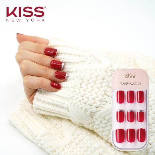 KISS New York-Press&Go頂級光療指甲貼片(烈焰的午後 KPNA14KA)