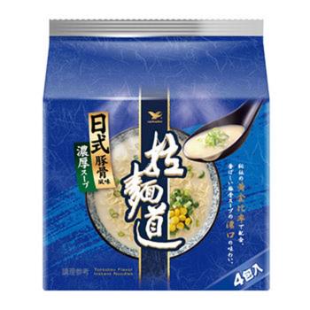 【拉麵道】日式豚骨麵(4入/袋)