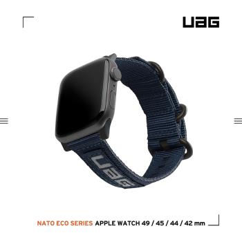UAG Apple Watch 42/44/45/49mm Nato環保錶帶-藍