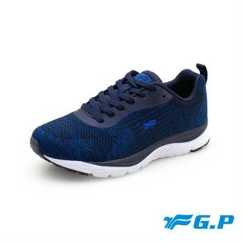 G.P 男款Fit.K輕羽飛織運動休閒鞋P6936M-藍色(SIZE:39-44 共二色) GP