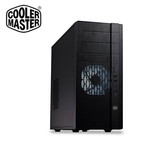 【CoolerMaster 酷碼】N400 ATX 全黑化網孔前板機殼