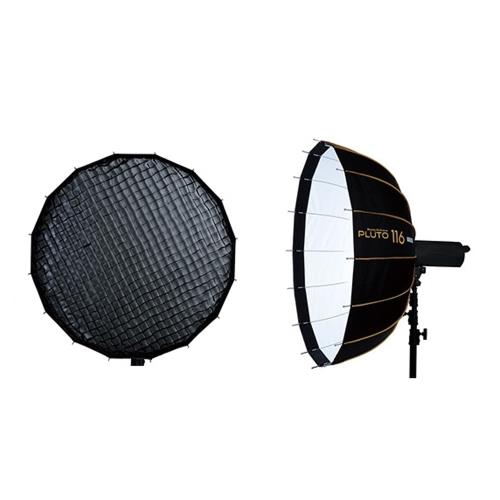  贈卡口轉接環~HADSAN PLUTO快收雷達罩 116 + 快收雷達罩 116 蜂巢 柔光罩 柔光箱 銀/白(公司貨)