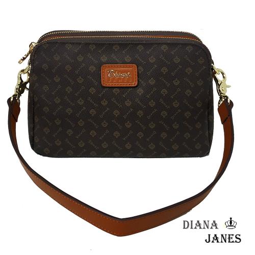 包【Diana Janes 黛安娜】晶鑽 LOGO雙拉兩用包