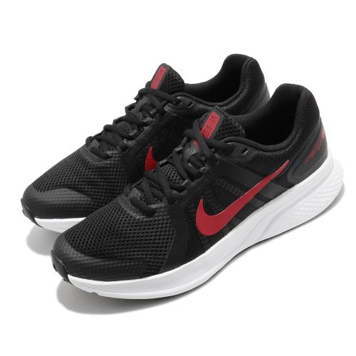 Nike 慢跑鞋 Run Swift 2 運動 男鞋 輕量 透氣 舒適 避震 路跑 健身 黑 紅 CU3517003 [ACS 跨運動]