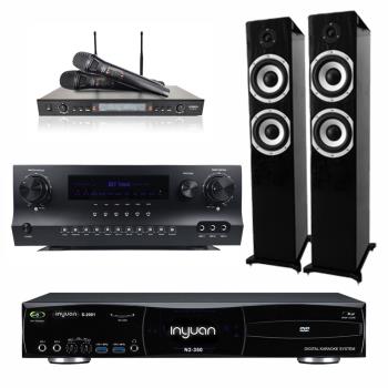 音圓 S-2001 N2-350點歌機4TB+Sky Teana DW-1+DoDo Audio SR-889+Tik audio S-6601(黑)
