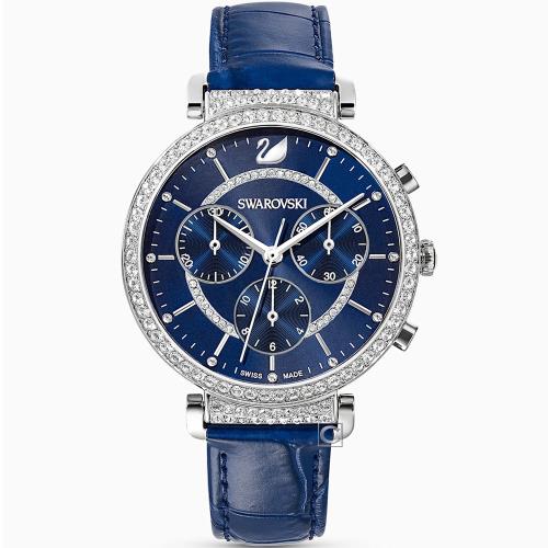 SWAROVSKI 施華洛世奇 PASSAGE CHRONO 幸福航程計時時尚手錶(5580342)36mm