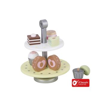 德國 classic world 客來喜經典木玩 美味點心架