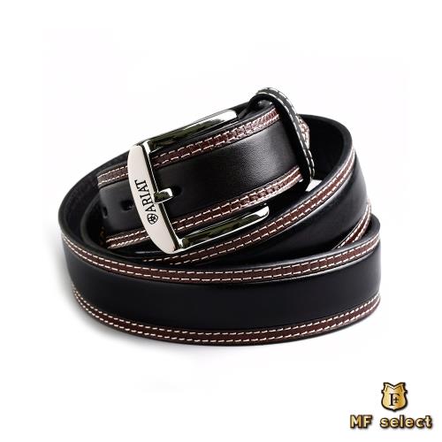 【MF select】加州 Ariat 潮牌 紳士時尚 針棒扣皮帶真皮皮帶 (BELA10005802)