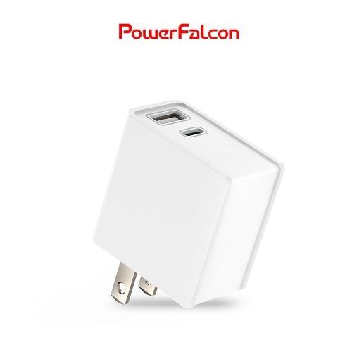 PowerFalcon [紅隼] 20W PD 2-port 智能充電器[2入組]