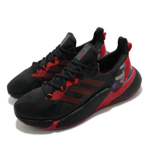 adidas 慢跑鞋 X9000L4 襪套式 男鞋 愛迪達 運動休閒 Boost底 緩震 黑 紅 GZ8987 [ACS 跨運動]
