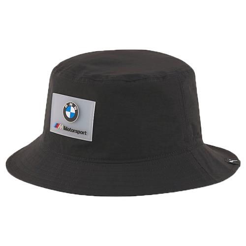 【現貨】PUMA BMW 帽子 漁夫帽 聯名款 賽車 休閒 黑【運動世界】02336401