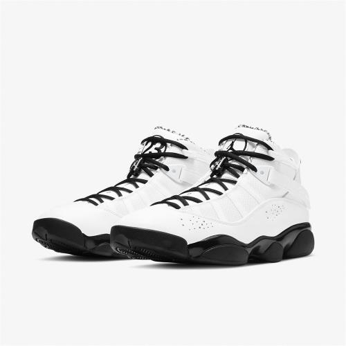 Nike 籃球鞋 Jordan 6 Rings 運動 男鞋 經典款 喬丹 舒適 避震 包覆 球鞋 白 黑 DD5077107 [ACS 跨運動]